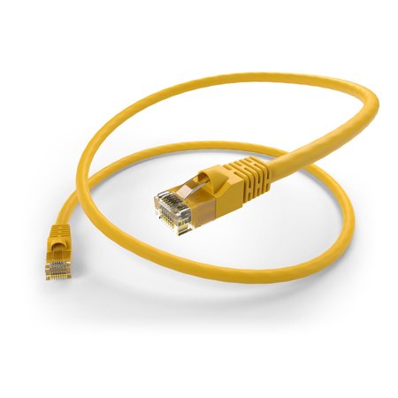 UNIRISE USA 35Ft Yellow Cat5E Patch Cable, Utp, Snagless PC5E-35F-YLW-S